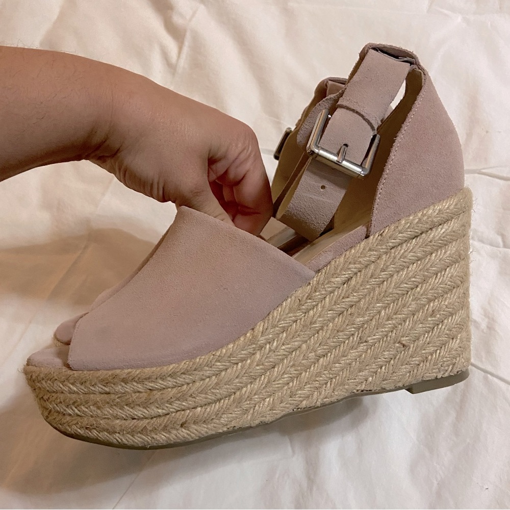 Marc Fisher Platform Espadrilles Ballet Pink - image 3